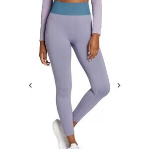 DSG Womens Seemless Iridescent Tight Smokey Lavender/Sapphire XXS NWOT